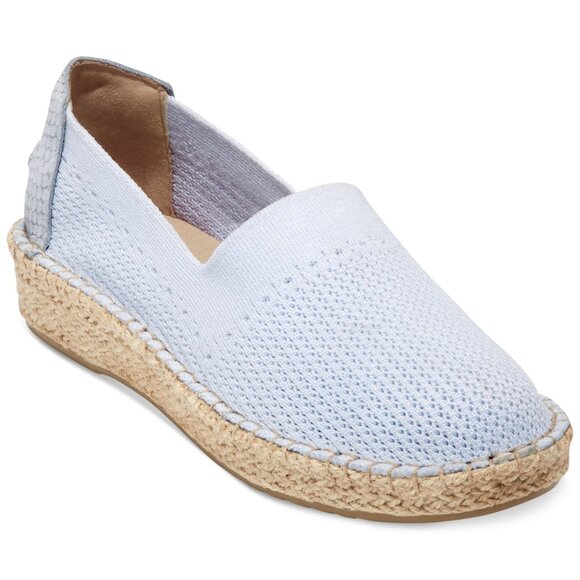 COLE HAAN Cloudfeel Stitchlite Espadrilles Halogen Blue Knit Size 9 1/2 NEW - Picture 2 of 10